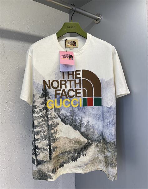 tnf x gucci jacket|north face gucci t shirt.